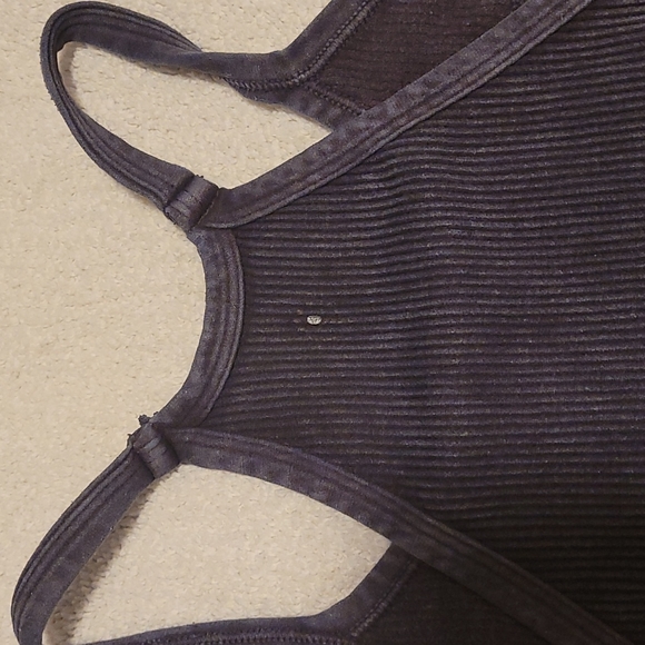 FP Movement Happiness Runs Cropped Ribbed Tank Top Washed Black Medium/Large - Picture 12 of 17